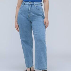 Everlane The Curvy Way High Jean Womens 30 Long Light Indigo Blue